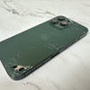 iPhone 13 Pro OEM genuine Back Glass Frame Housing Green - CRACKED FOR REPAIR